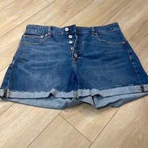 Gap jean shorts, size 12